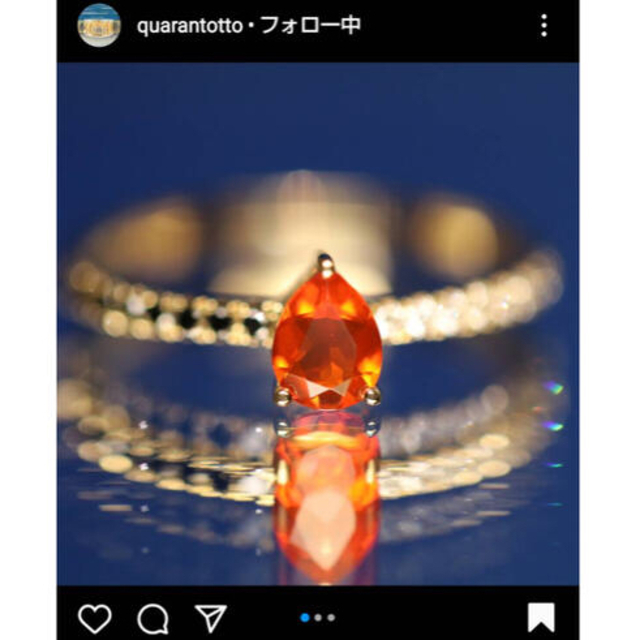 大特価!!】 今週限定値引き中❤️ファイヤーオパール18金