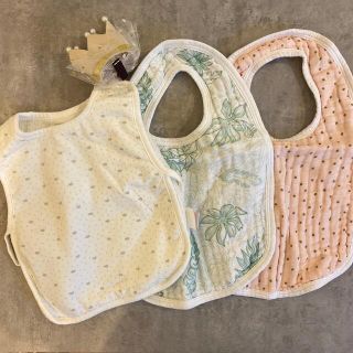 エイデンアンドアネイ(aden+anais)のaden+anais ZARAHOME スタイ セット 新品未使用(ベビースタイ/よだれかけ)