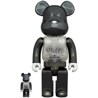 メディコムトイ(MEDICOM TOY)のBE@RBRICK 2G BLACK CHROME 100％ & 400％(その他)