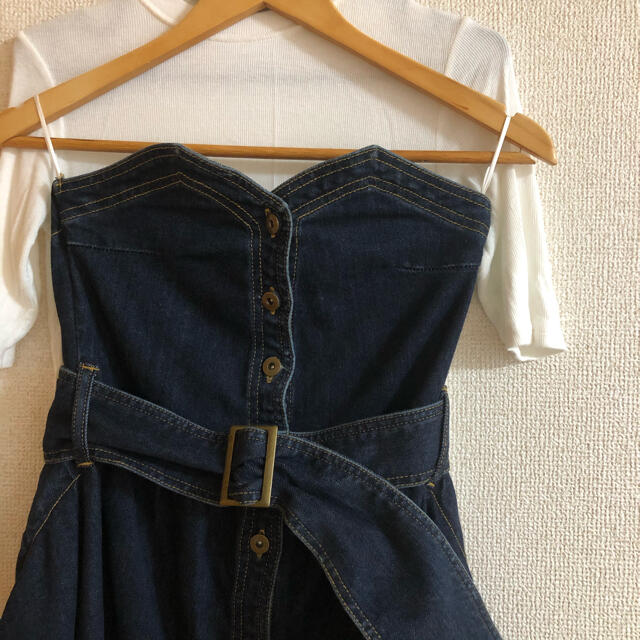 Ameri VINTAGE - Ameri vintage /denim unify dress/ワンピースの通販 by mm's shop