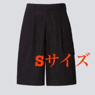 ユニクロ(UNIQLO)のワイドフィットカーゴハーフパンツ +J プラスJ ユニクロ S(ワークパンツ/カーゴパンツ)