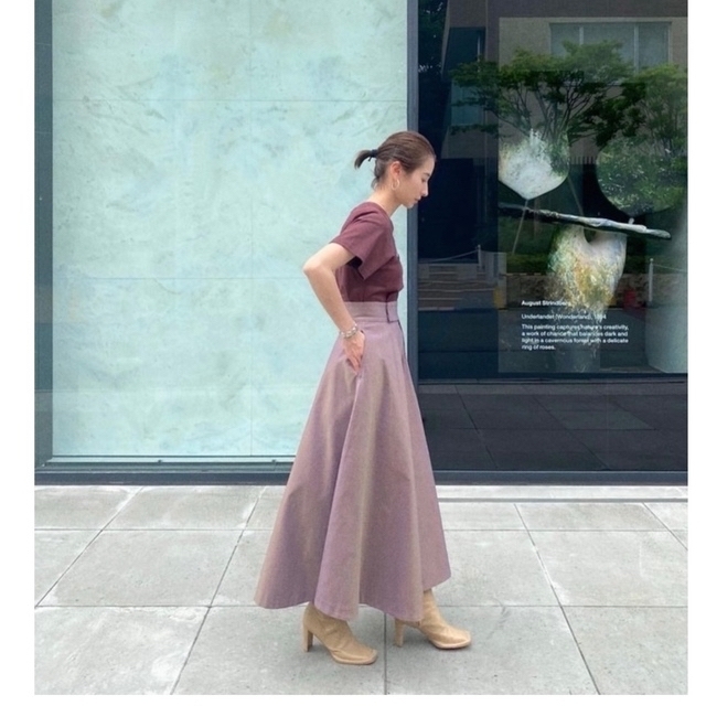 【新品タグ付き】CLANE CHAMBRAY CIRCULAR SKIRT 4
