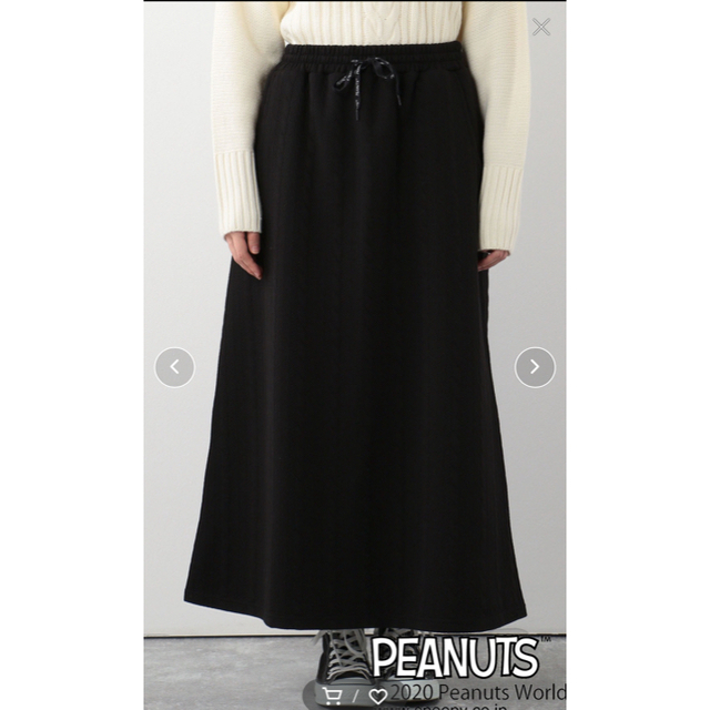 PEANUTS(ピーナッツ)のスヌーピー　スカート レディースのスカート(ロングスカート)の商品写真