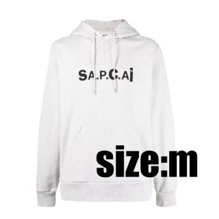 サカイ(sacai)の2021 APC×sacai 即日完売フーディM 新品未使用　窪塚着(パーカー)