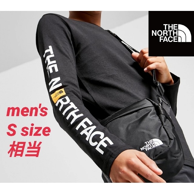 THE NORTH FACE(ザノースフェイス)のノースフェイス スリーブロゴロングスリーブTシャツ メンズS、レディースM相当 メンズのトップス(Tシャツ/カットソー(七分/長袖))の商品写真