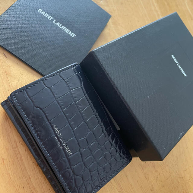 saintlaurent 財布　三つ折り　ミニウォレット 1