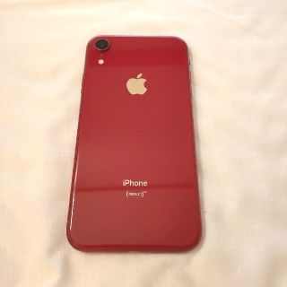 アイフォーン(iPhone)のSIMフリー IPhoneXR プロダクトレッド 64GB 中古品(その他)