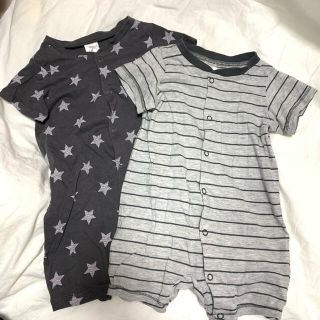 エイチアンドエム(H&M)の2枚セット♡H&Mロンパース(ロンパース)