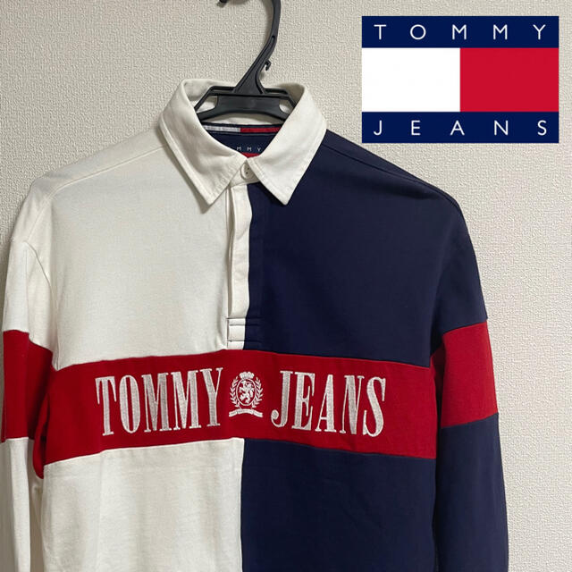 【TOMMY JEANS】レディース ラガーシャツ ショート丈 | フリマアプリ ラクマ