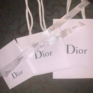 クリスチャンディオール(Christian Dior)のディオール ショップ袋　リボン(ラッピング/包装)