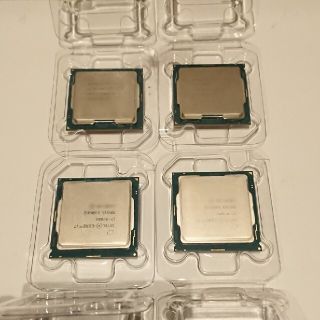 intel Core i7 9700k 傷・汚れ・変色等有品2個セット① - PCパーツ