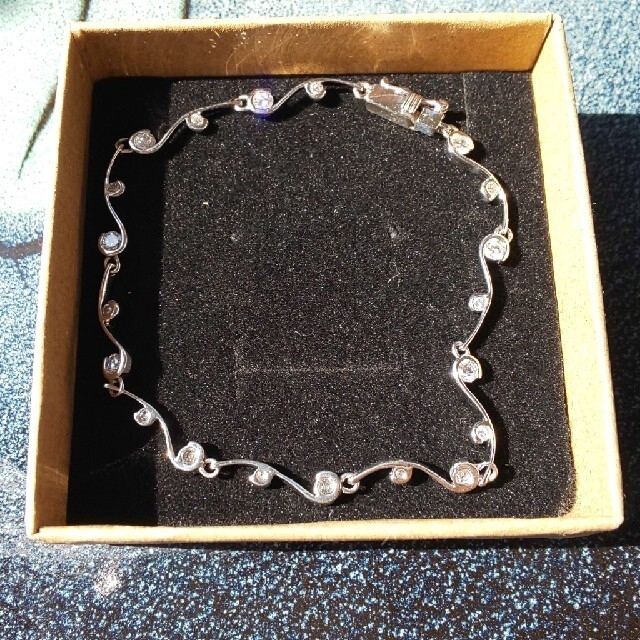 高額売筋】 ☆高級☆ダイヤモンド☆1.27ct K14WG ブレスレット