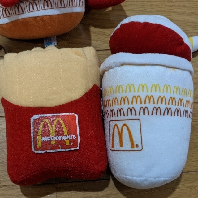 マクドナルド(マクドナルド)の懐かしい✿マクドナルドキャラクター6体セット　ぬいぐるみ　人形 エンタメ/ホビーのおもちゃ/ぬいぐるみ(ぬいぐるみ)の商品写真