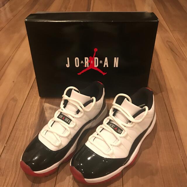Nike Air Jordan 11 Low White Bred 27cm - スニーカー