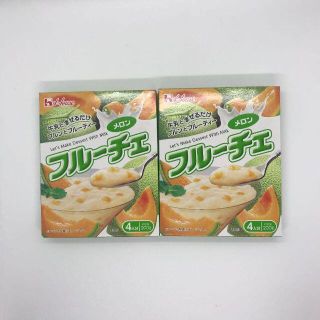 ハウスショクヒン(ハウス食品)の『ハウス食品』【 フルーチェ】『 メロン』４人分 【２００g】×２個(その他)