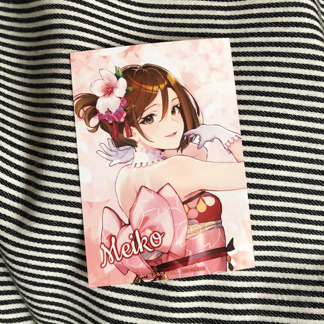 桜ミク MEIKO 特典ブロマイド エンタメ/ホビーのCD(ボーカロイド)の商品写真