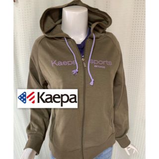 ケイパ(Kaepa)のKaepasportsケイパジップアップパーカーフードスウェットサイズM色カーキ(パーカー)