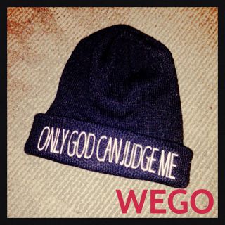 ウィゴー(WEGO)のWEGO♡今季ロゴニットキャップ(ニット帽/ビーニー)