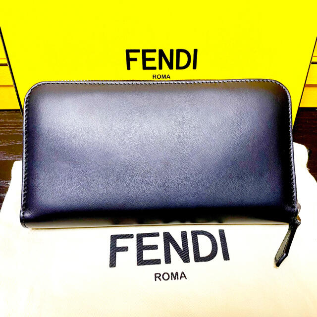 FENDI - 【未使用新品】FENDI フェンディ 長財布 モンスター 黒 バグス ...