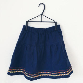 レトロガール(RETRO GIRL)の花刺繍スカート(ミニスカート)