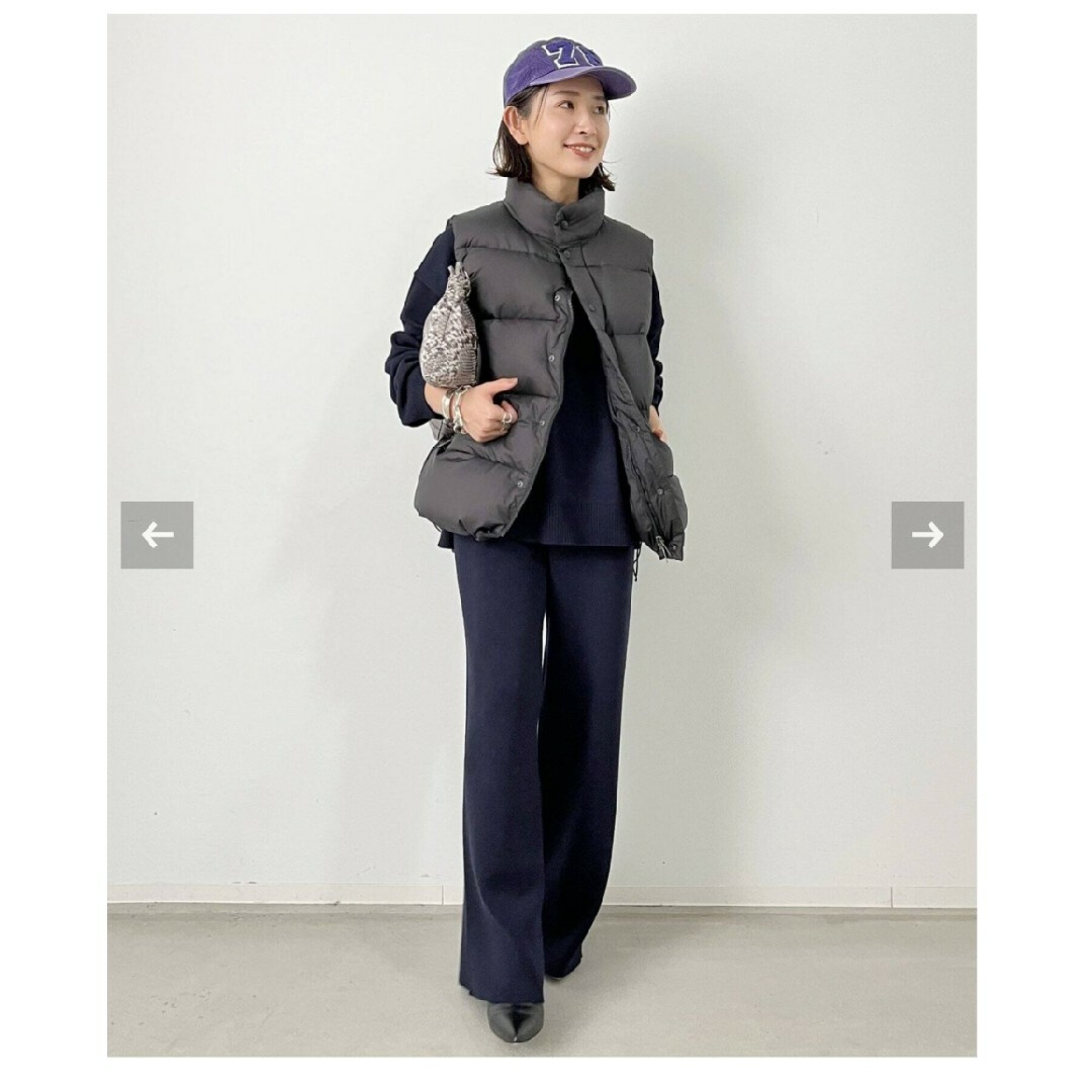 L'Appartement DEUXIEME CLASSE(アパルトモンドゥーズィエムクラス)のL'Appartement Knit Straight Pants レディースのパンツ(カジュアルパンツ)の商品写真