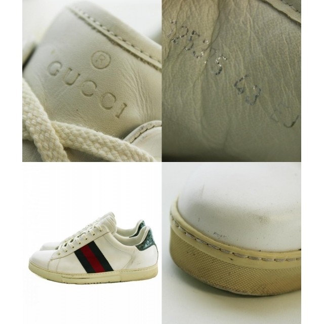 Gucci(グッチ)のグッチ GUCCI シェリーライン レザー スニーカー    メンズ 43 メンズの靴/シューズ(スニーカー)の商品写真