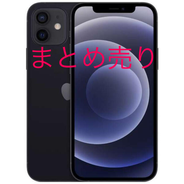 Apple(アップル)の【まとめ売り】iPhone12 128GB ブラック スマホ/家電/カメラのスマートフォン/携帯電話(スマートフォン本体)の商品写真