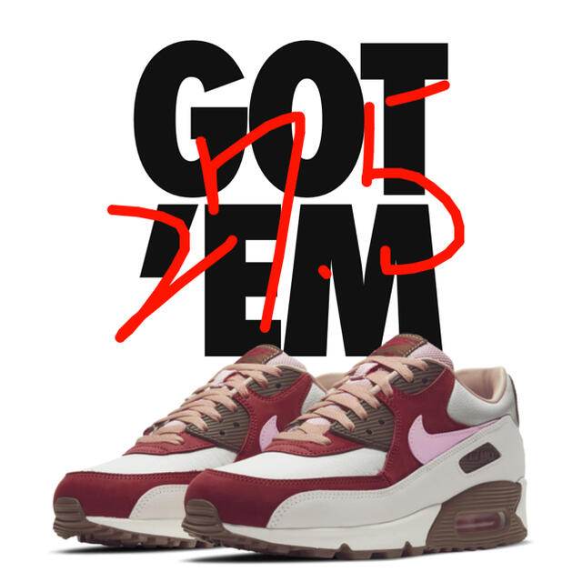 Nike airmax90 bacon 27.5