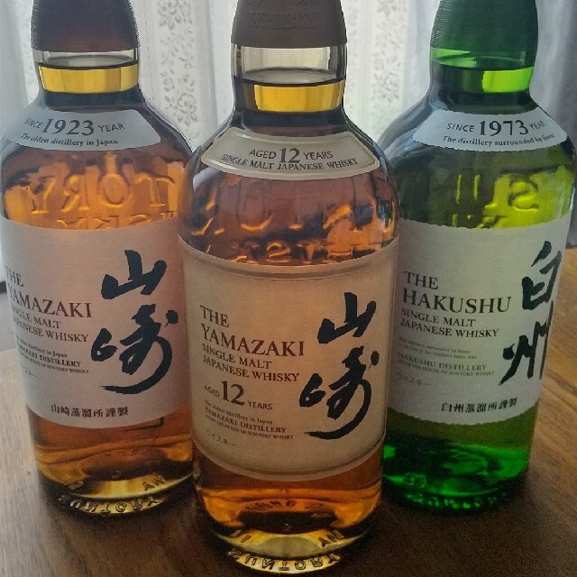 山崎12年 山崎NA 白州NA 700ml 山崎12年 山崎NA 白州NA 700ml