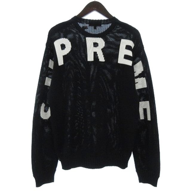 未使用品 SUPREME 20SS Back Logo Sweater 黒 M