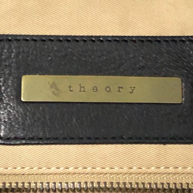 theory(セオリー)のセオリー ショルダーバッグ 黒 レザー レディースのバッグ(ショルダーバッグ)の商品写真