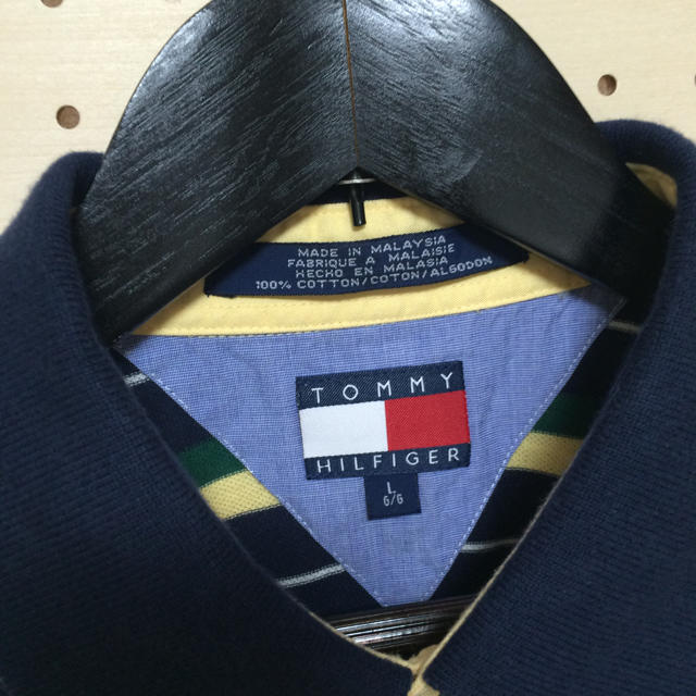 TOMMY HILFIGER(トミーヒルフィガー)の美品 90's TOMMY HILFIGER ポロシャツ メンズのトップス(ポロシャツ)の商品写真