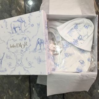 ディオール(Dior)のDior BabyDior トワル ドゥ ジュイ コットンサテン 出産祝い(パジャマ)