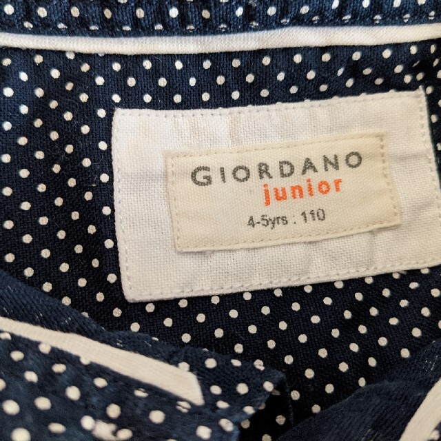 Gianluca Giordano(ジャンルーカジョルダーノ)のGIORDANOのシャツ１１０cm キッズ/ベビー/マタニティのキッズ服男の子用(90cm~)(Tシャツ/カットソー)の商品写真