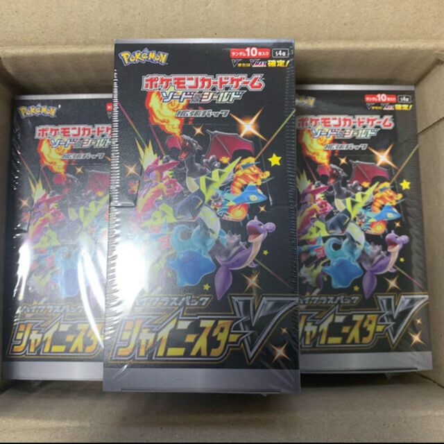 24000円 3BOX 【新品未使用】ポケモンカードゲーム BOX シャイニー