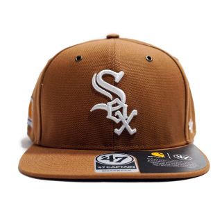 カーハート(carhartt)のカーハート×'47 ★ ブラウン MLB シカゴホワイトソックス キャップ(キャップ)