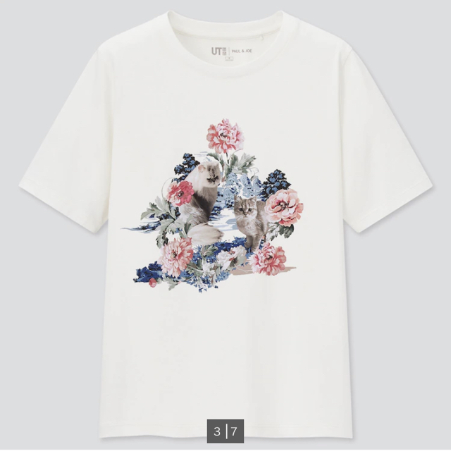 UNIQLO(ユニクロ)のユニクロ Paul & JOEコラボTシャツ レディースのトップス(Tシャツ(半袖/袖なし))の商品写真