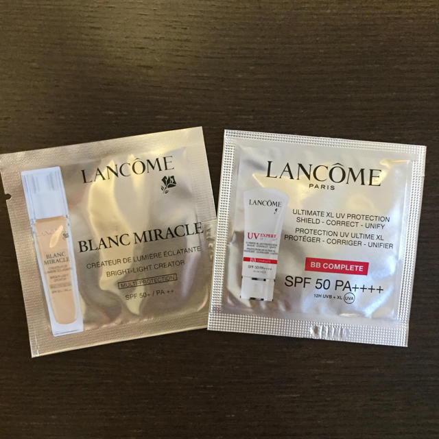 LANCOME(ランコム)のLANCOME リキッドファンデ&エクスペールBB 試供品 コスメ/美容のベースメイク/化粧品(ファンデーション)の商品写真