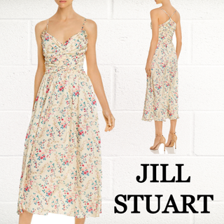 ジルスチュアート(JILLSTUART)の★SALE☆【JILLSTUART】フローラルノースリーブミディドレス(ロングワンピース/マキシワンピース)