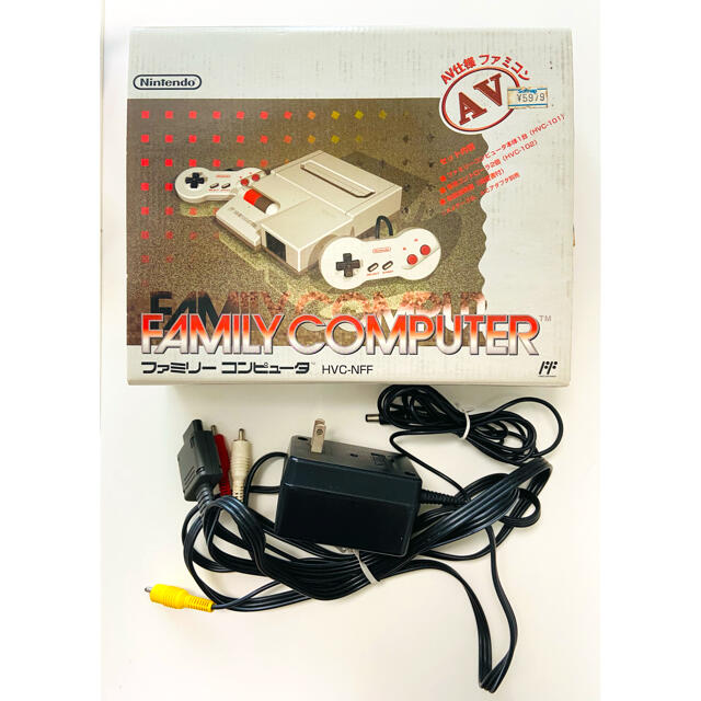 ニューファミコン本体 ACアダプター AVケーブル ニューファミコン本体 ACアダプター AVケーブル