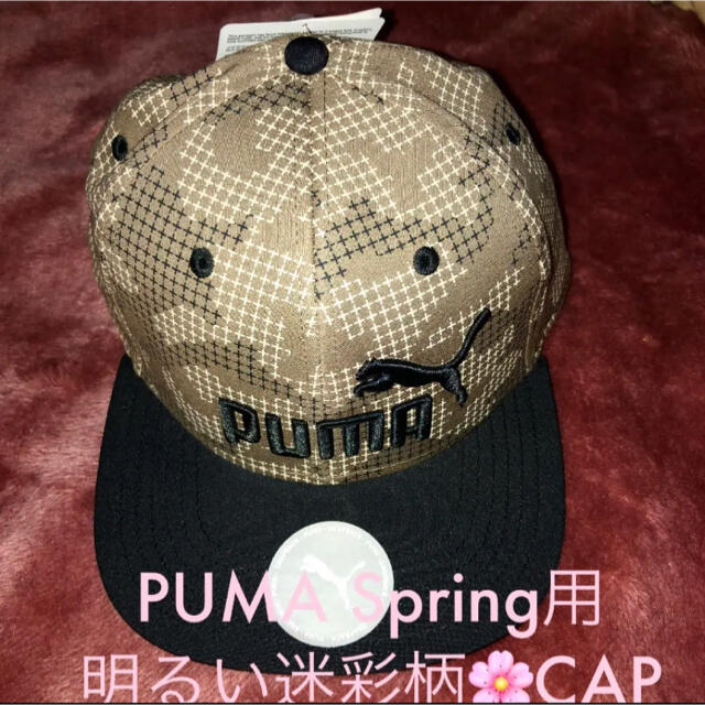 PUMA(プーマ)のPUMA、春の爽やか色にふさわしい‼️明るい迷彩カラーCAP メンズの帽子(キャップ)の商品写真