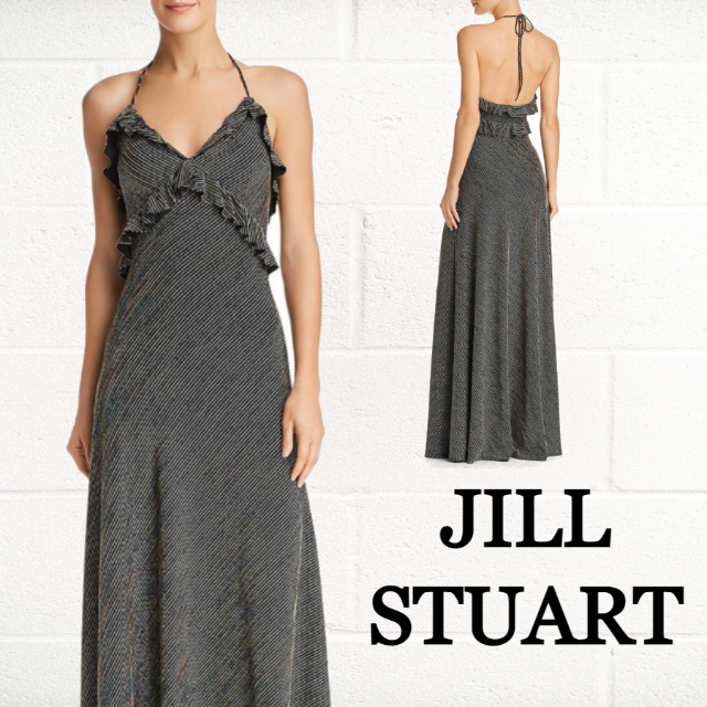 JILLSTUART(ジルスチュアート)の★SALE☆【JILLSTUART】メタリックレインボーイブニングドレス レディースのワンピース(ロングワンピース/マキシワンピース)の商品写真