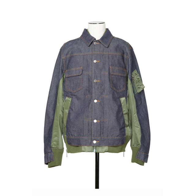 1着でも送料無料】 sacai - sacai x APC デニムブルゾン Gジャン