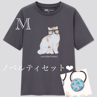 ポールアンドジョー(PAUL & JOE)のユニクロポール&ジョー M ネコTシャツ ユニクロノベルティー (Tシャツ(半袖/袖なし))