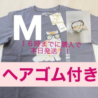 ユニクロ(UNIQLO)の最終値下げ　ポール&ジョー　ＵＴ　グラフィックTシャツ　Mサイズ　ヘアゴム付き(Tシャツ/カットソー(半袖/袖なし))