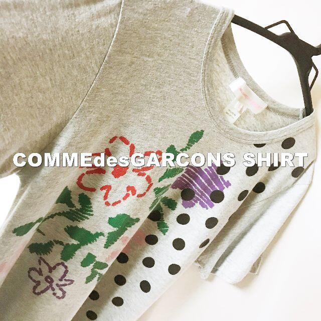 COMME des GARCONS(コムデギャルソン)の【COMME des GARCONS SHIRT】フリーハンドドット カットソー レディースのトップス(Tシャツ(半袖/袖なし))の商品写真