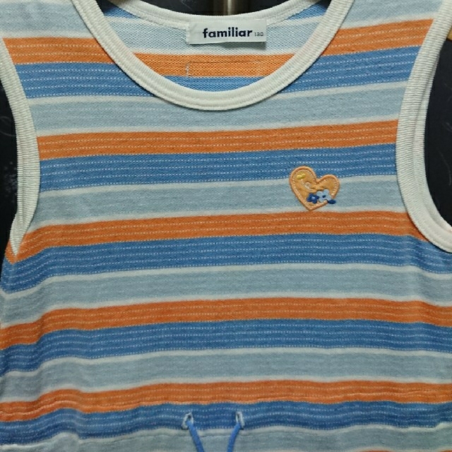 familiar(ファミリア)のファミリア ノースリーブ ワンピース キッズ/ベビー/マタニティのキッズ服女の子用(90cm~)(ワンピース)の商品写真