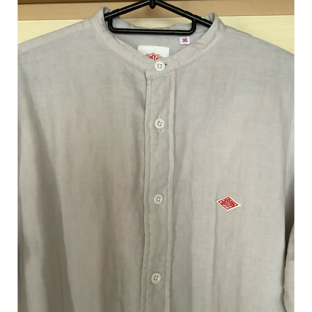 DANTON(ダントン)のDANTONダブルガーゼバンドカラーシャツ レディースのトップス(シャツ/ブラウス(長袖/七分))の商品写真