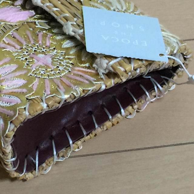 EPOCA(エポカ)の☆新品☆ファティマ モロッコ クラッチバッグ（ピンク） レディースのバッグ(かごバッグ/ストローバッグ)の商品写真
