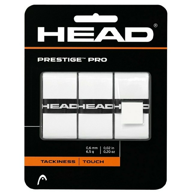 HEAD(ヘッド)のヘッド プレステージ プロ オーバーグリップ ３本入り　ジョコビッチ使用モデル スポーツ/アウトドアのテニス(その他)の商品写真